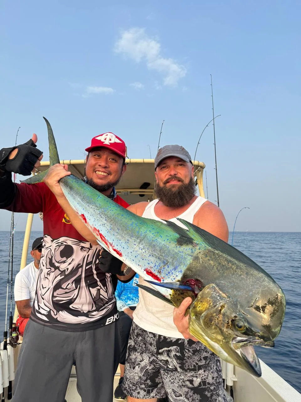 Nikolche Jovanoski captain, fishing trip Adu Dhabi